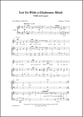 Let Us With a Gladsome Mind SAB choral sheet music cover